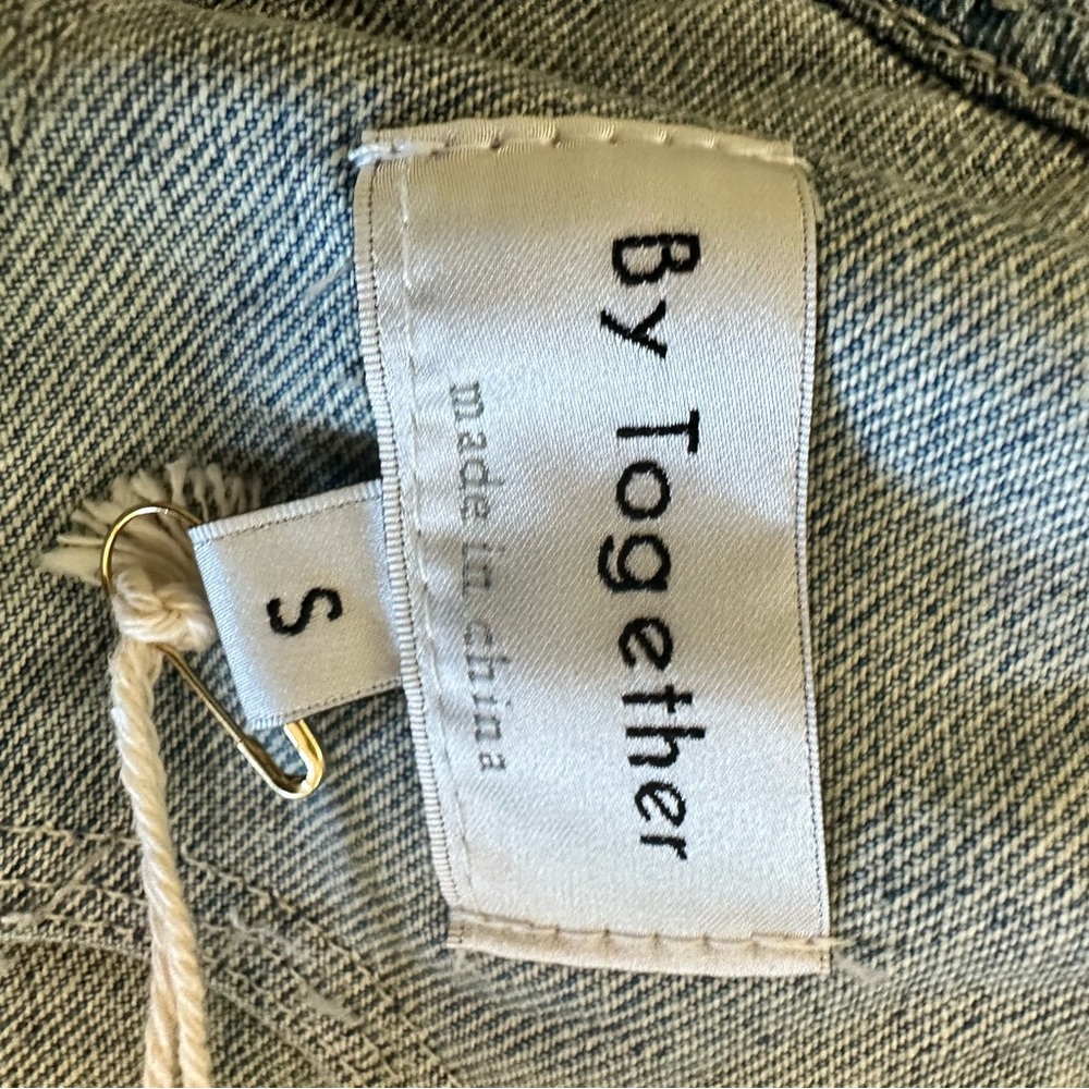 NWT By Together Denim Jeans Jean  Women’s Overalls Size Small S - Picture 8 of 11